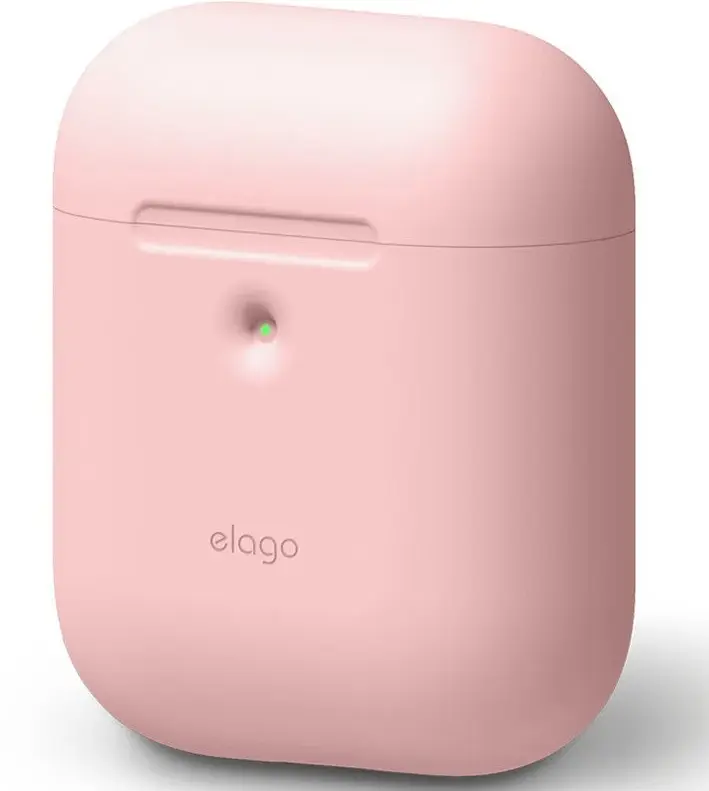 Чехол Elago Silicone case для AirPods 2, розовый