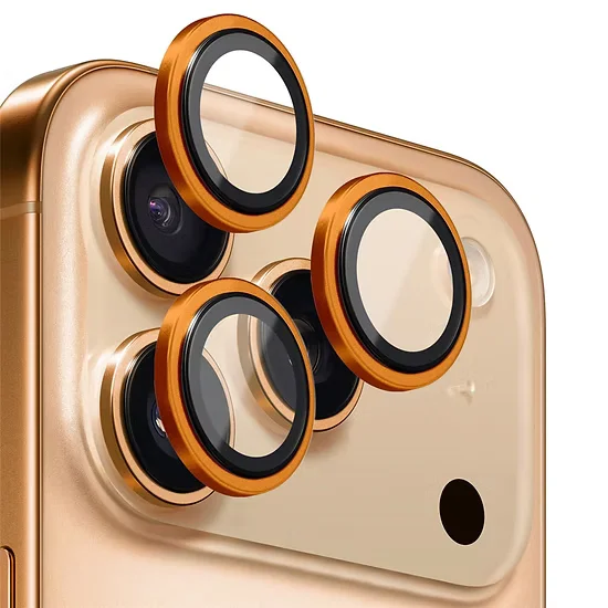 Защитное стекло камеры BlueO на iPhone 17 Pro/17 Pro Max, «космический оранжевый» (Cosmic Orange)