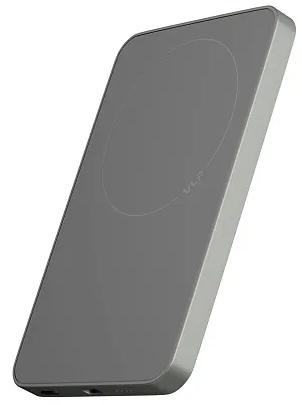 Внешний аккумулятор "vlp" Diamond Energy MagSafe, Qi2, 5000 mAh, натуральный титан